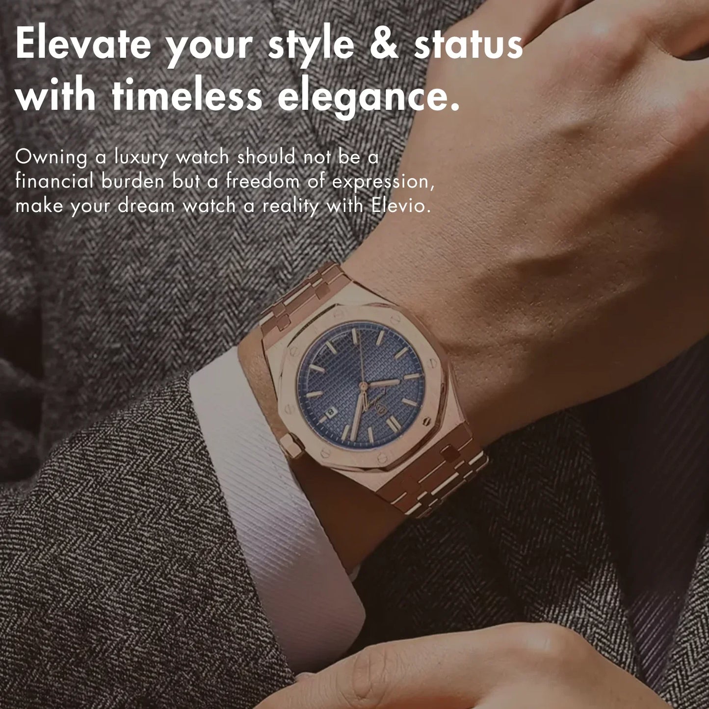 King’s Oak – Montre-bracelet de luxe 41 mm par Jean Poedagar
