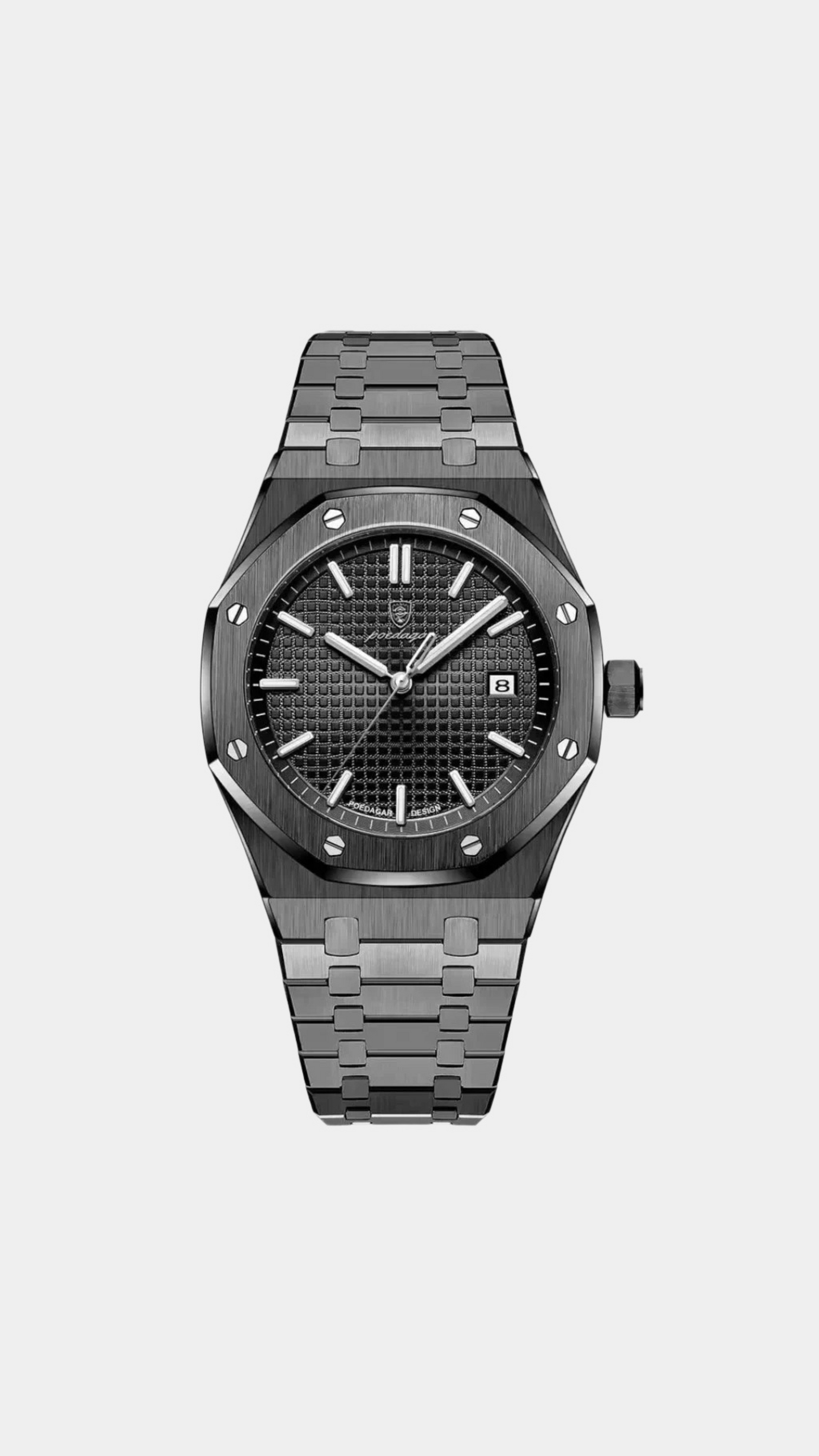 King’s Oak – Montre-bracelet de luxe 41 mm par Jean Poedagar