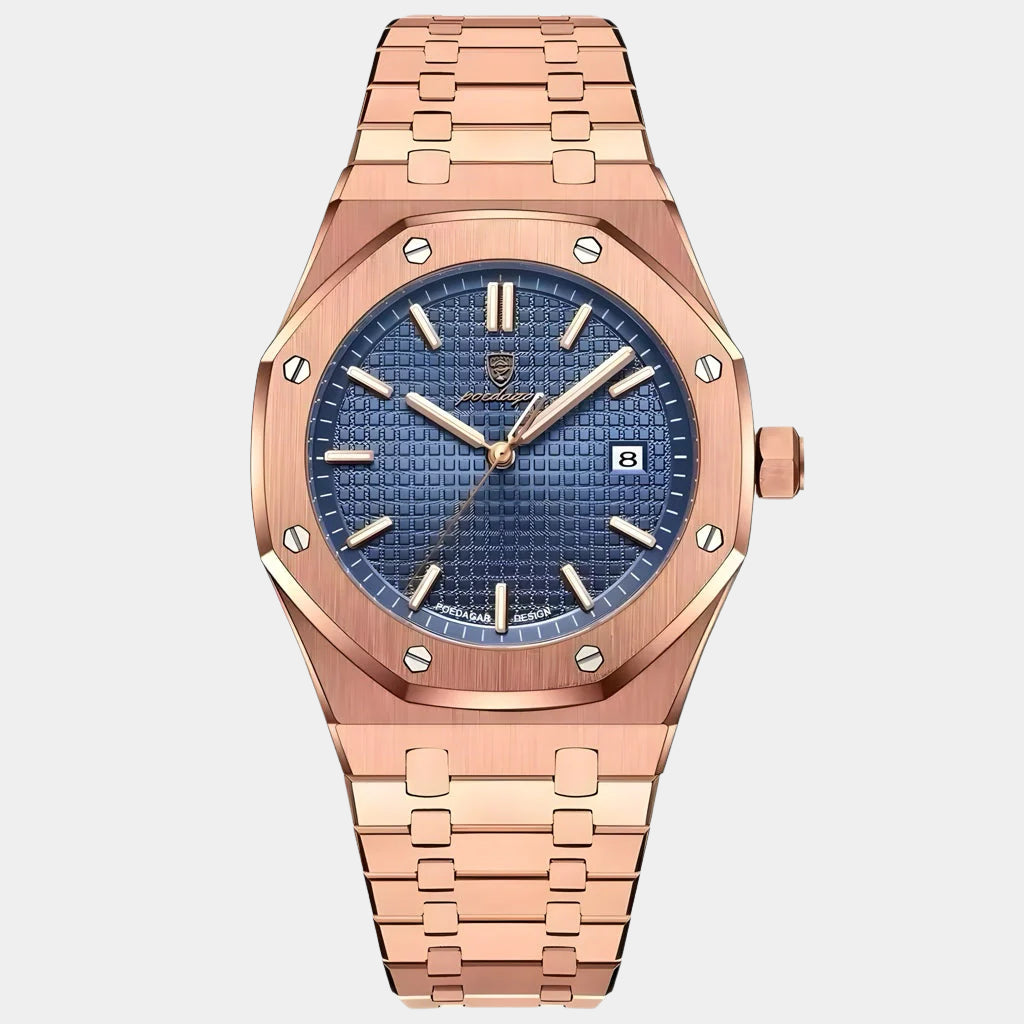 King’s Oak – Montre-bracelet de luxe 41 mm par Jean Poedagar