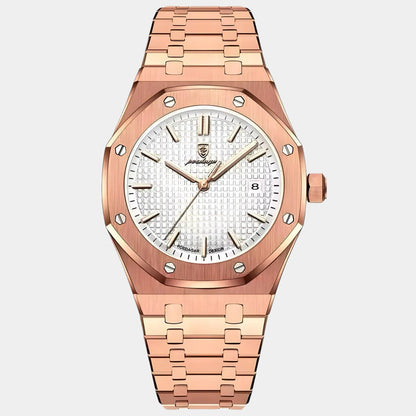 King’s Oak – Montre-bracelet de luxe 41 mm par Jean Poedagar