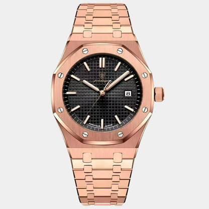 King’s Oak – Montre-bracelet de luxe 41 mm par Jean Poedagar